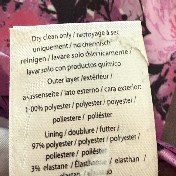 Rotate Birger Christensen Midi Dress Floral Puff Sleeve Irina 8 Retails $500 - Picture 11 of 15